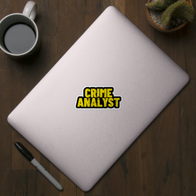 CRIME ANALYST T-SHIRT by Cult Classics